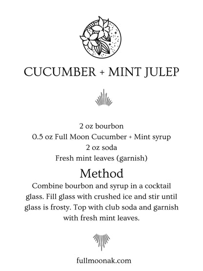 Cucumber Mint Simple Syrup