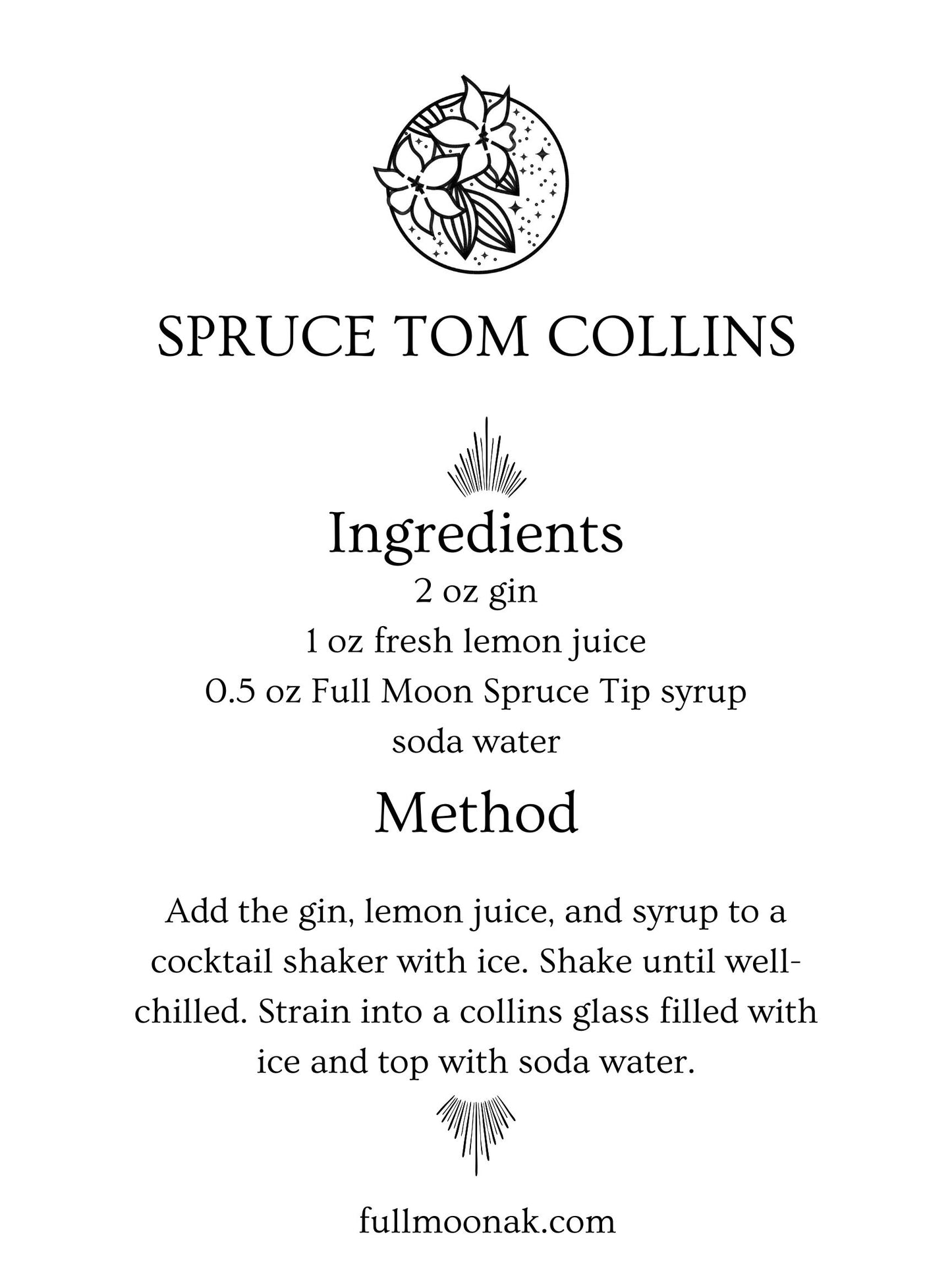 Spruce Tip Simple Syrup